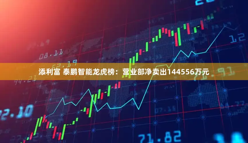 添利富 泰鹏智能龙虎榜：营业部净卖出144556万元
